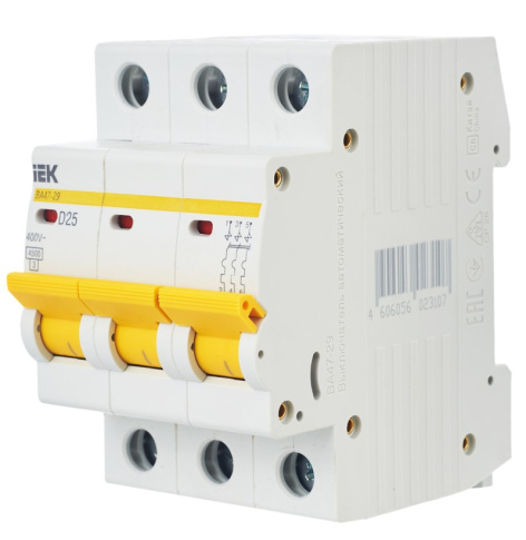 фото Автоматический выключатель  IEK MVA20-3-025-D в Красноярске