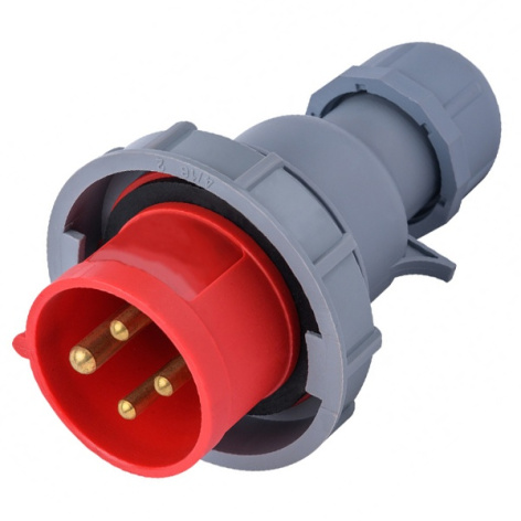 Изображение товара Вилка DEKraft 26111DEK для однофазного и трехфазного подключения электроснабжения