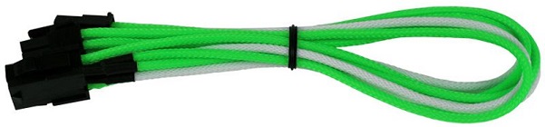 

Переходник Nanoxia NXP683EGW 6-pin PCI-E в 8-pin (6+2), 30см, индивидуальная оплетка, зеленый/белый, NXP683EGW
