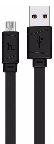 

Кабель Hoco X5 6957531040064 USB 2.0 бамбук, AM/microBM, черный, 1м, X5