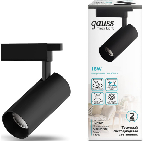 фото Светильник  Gauss TR067 в Екатеринбурге