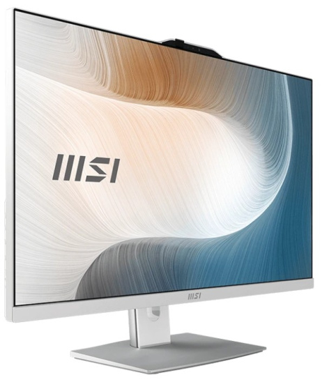 фото Моноблок 27" MSI Modern AM272P 1M-678XRU (Intel Core 7 150U, 16ГБ SODIMM DDR5, SSD 512 ГБ, Intel Iris Xe, Windows 11 Профессиональная) Белый [9S6-AF8232-1025_Win11Pro]