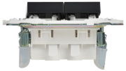 фото Переключатель двухклавишный IEK SK-V22-1-10-K02