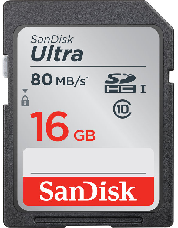 

Карта памяти 16GB SanDisk SDSDUNC-016G-GN6IN Class10 Ultra UHS-I 80MB/s, SDSDUNC-016G-GN6IN