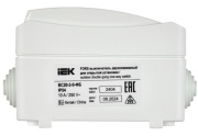 фото Выключатель двухклавишный  IEK EVS20-K01-10-54-DC