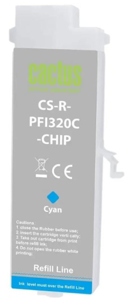 фото Картридж струйный Cactus PFI-320C в Нижнем Новгороде