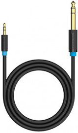 

Кабель акустический Vention BABBF Jack 6,5 mm M/3,5 M, 1 м, BABBF