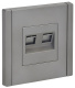 фото Розетка компьютерная двойная IEK FP-K20-2-K46