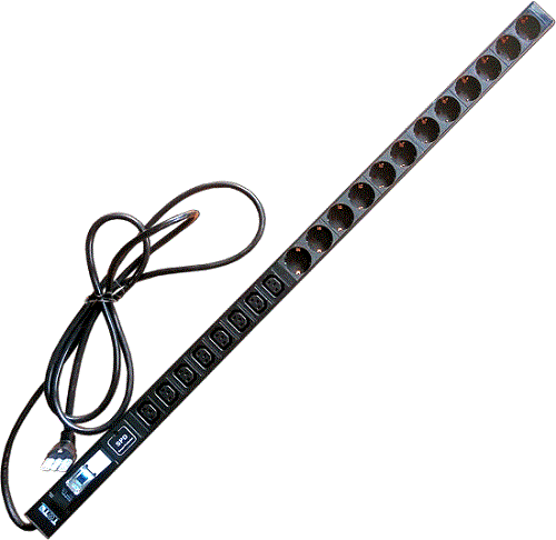 

Блок розеток TWT TWT-PDV-12GS-8C3-GP Вертикальный, 12xSchuko + 8xC13, 250V, 16A, шнур 3 метра, вилка Schuko, TWT-PDV-12GS-8C3-GP