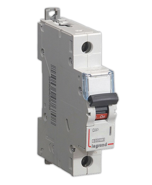 

Автоматический выключатель Legrand 407425 DX³ 6000 - 10 кА - тип характеристики B, 1П, 230/400 В~, 1 А, 1 модуль, 407425