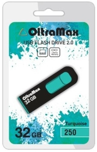 фото Накопитель USB 2.0 32GB OltraMax OM-32GB-250-Turquoise в Челябинске