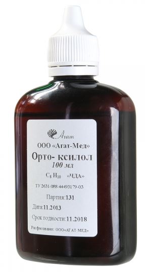 

Аксессуар Микромед 24574 О-ксилол, 100 мл. для очистки стекол от иммерс. масла, 1фл., 24574