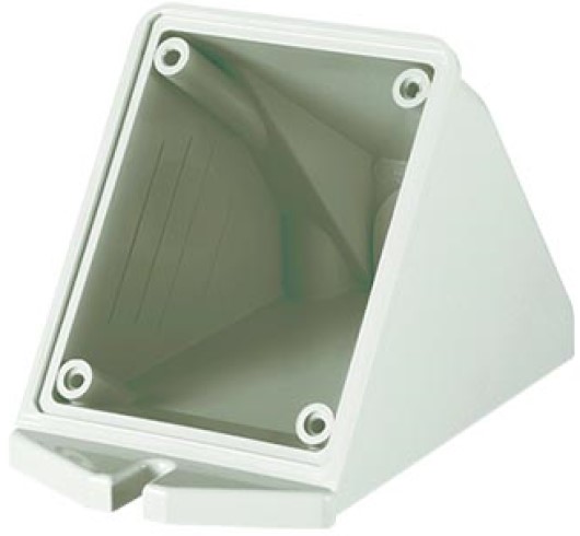 

Коробка настенная DKC DIS5700132 с наклоном розеток с фланцем 84*106 мм, "Quadro", DIS5700132