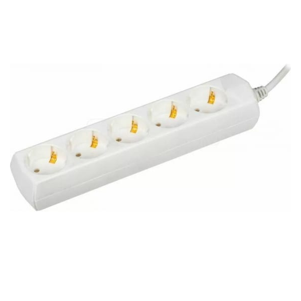 

Удлинитель GENERICA WYP10-10-05-D15-Z-G 5х1.5м с заземл. 10А IP20 У05 2P+PE 250В 3х1, WYP10-10-05-D15-Z-G