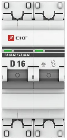 фото Автоматический выключатель  EKF mcb4763-2-16D-pro в Санкт-Петербургe