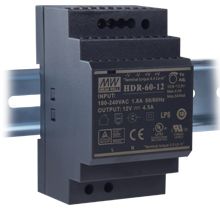 

Преобразователь AC-DC сетевой Mean Well HDR-60-12, HDR-60-12