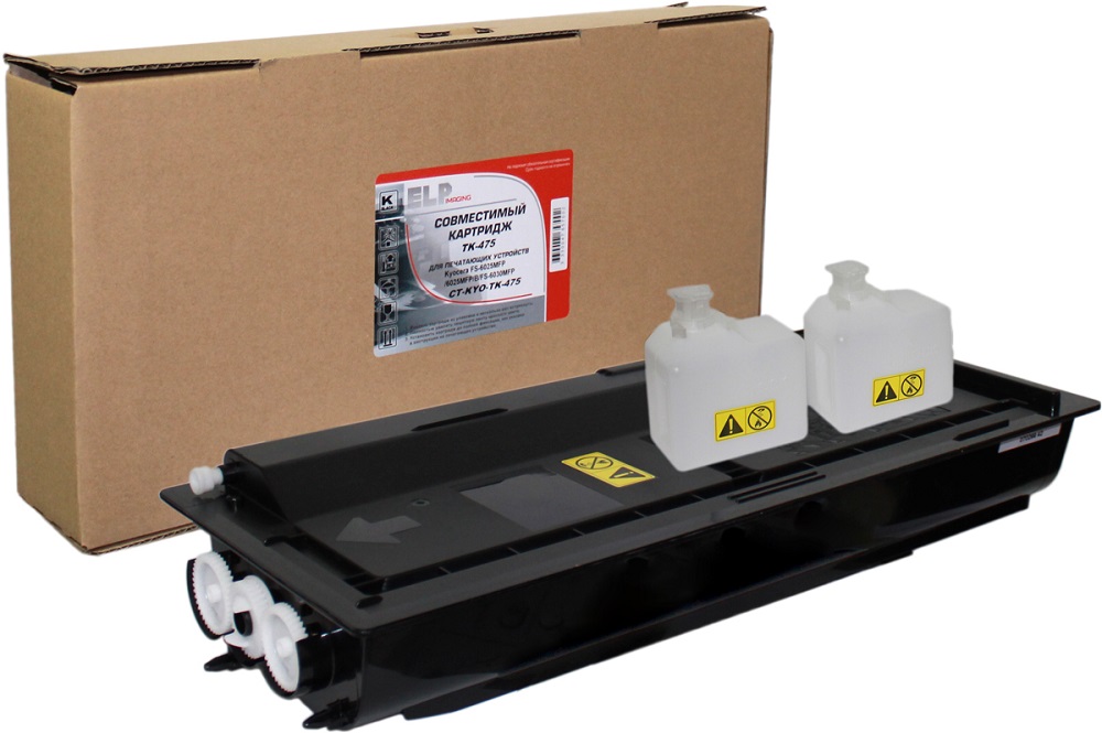 

Тонер-картридж ELP CT-KYO-TK-475 для Kyocera FS-6030MFP/6530MFP/6525MFP/6025MFP/6025MFP TK-475 15K, CT-KYO-TK-475