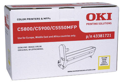 

Картридж OKI 43381721 Барабан желтый (20K) OKI C5800/5900/5550MFP, 43381721