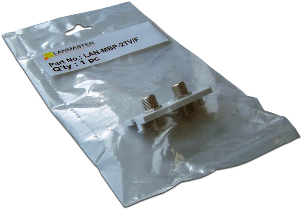 фото Вставка  Lanmaster LAN-MBP-2TV/F-WH в Уфе
