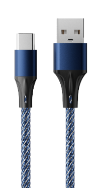 

Кабель интерфейсный AccesStyle AC30-F100M Black-Blue USB 3.0 - USB Type С, 3А, 100 см; Оплётка: Ткань; Металлический коннектор, AC30-F100M Black-Blue
