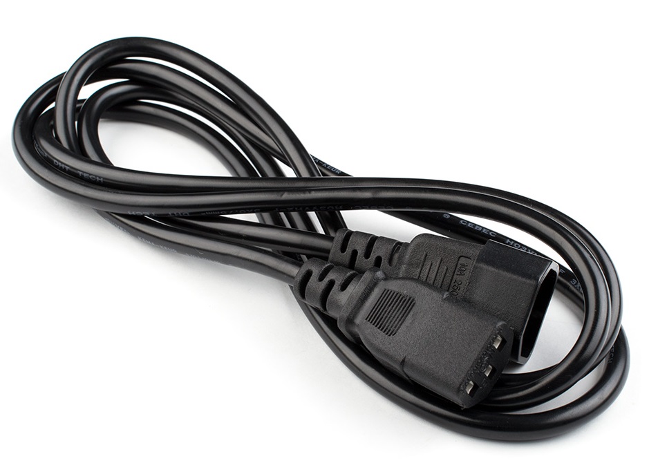

Кабель питания Exegate EC-1,8S (IEC 320 С13->С14) 3*0.75mm2, CCA, черный, 1.8м., EC-1,8S