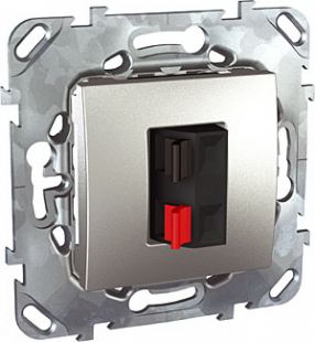 

Розетка Schneider Electric MGU5.486.30ZD Unica Top алюм аудио, MGU5.486.30ZD