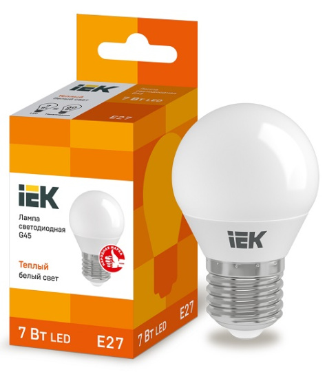 фото Лампа светодиодная IEK LLE-G45-7-230-30-E27 в Уфе
