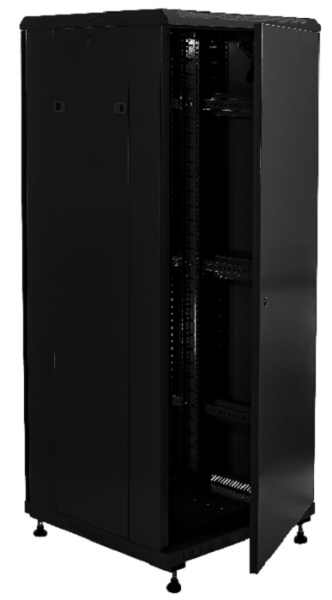 фото Шкаф напольный 19", 32U W&T B326080BWTWOF в Санкт-Петербургe