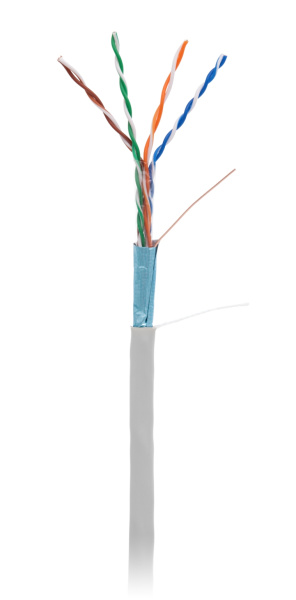 фото Кабель витая пара F/UTP 5e кат. 4 пары Netlan EC-UF004-5E-PVC-GY-1 в Казани