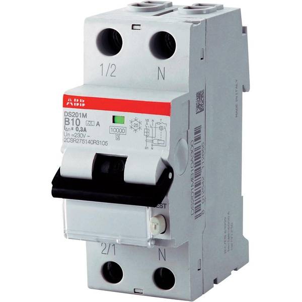 

Автомат дифференциальный ABB 2CSR255040R1254 DS201 С 1п 25А 30мА AC (DS201 C25 AC30), 2CSR255040R1254