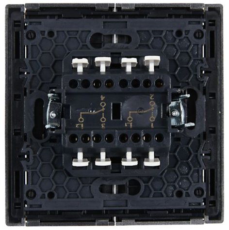 фото Переключатель двухклавишный  IEK FP-V22-0-10-1-K46 в Самаре