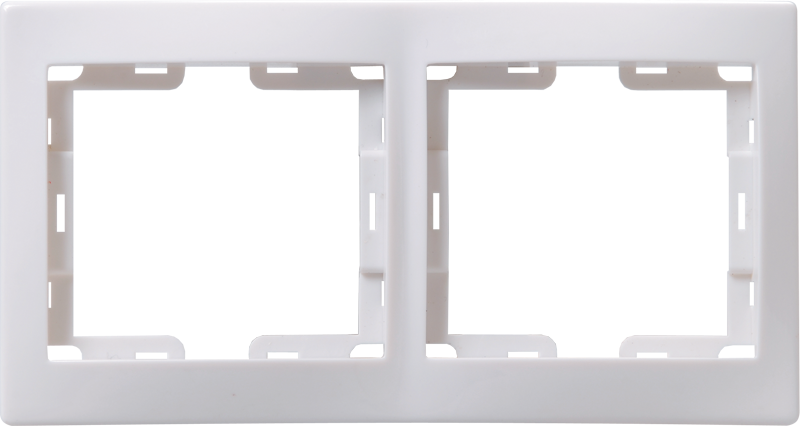 

Рамка IEK РГ-2-КБ 2местн. горизонт. КВАРТА белый, EMK20-K01-DM