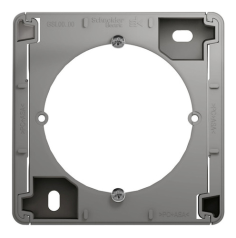 Изображение товара Коробка Schneider Electric Glossa GSL000300 для наружного монтажа алюминий IP20