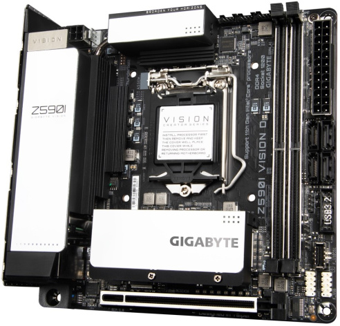 фото Материнская плата mini-ITX GIGABYTE Z590I VISION D