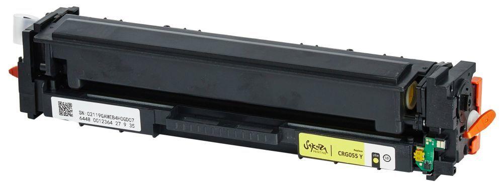 

Картридж Sakura SACRG055Y для Canon i-SENSYS LBP663, LBP664, MF742, MF744, MF746, желтый, 2100к., SACRG055Y