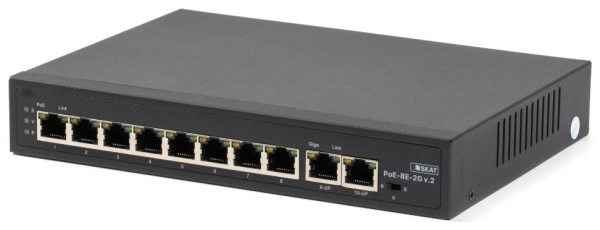 фото Коммутатор  Бастион SKAT PoE-8E-2G v.2 в Екатеринбурге