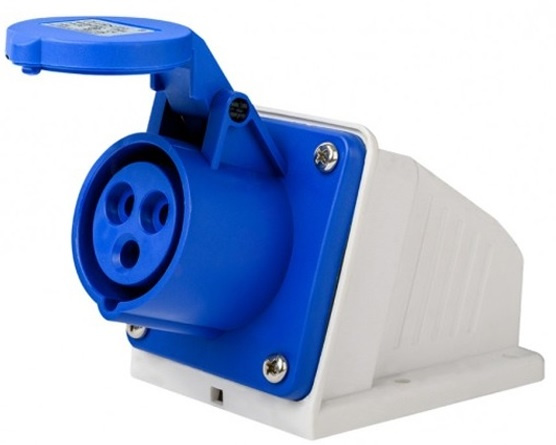 Изображение товара Розетка DEKraft 26191DEK силовая для промышленных условий IP44