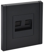 фото Розетка компьютерная IEK FP-K20-1-K02