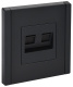 фото Розетка компьютерная двойная IEK FP-K20-1-K02 в Уфе
