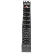 фото Блок розеток Exegate ServerPro PDU-19H008 Al-5C135S-C14-SW
