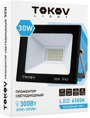 фото Прожектор светодиодный TOKOV ELECTRIC TKL-FL/LED-30-6.5K-IP65 в Омске