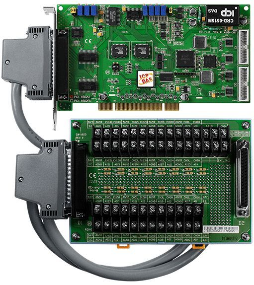 

Плата ICP DAS PCI-1602U/S CR PCI-1602U with DB-1825, Includes one CA-3710 D-Sub cable, PCI-1602U/S CR