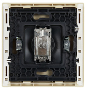 фото Розетка телевизионная оконечная IEK FP-A10-O-K10