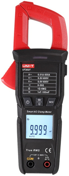 Изображение товара Токовые клещи UNI-T UT202T с True RMS и бесконтактным NCV