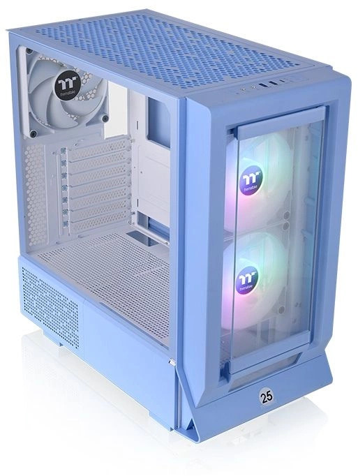 

Корпус eATX Thermaltake Ceres 350 MX Hydrangea Blue CA-1Z3-00MFWN-00 голубой, без БП, панель из закаленного стекла, 2*USB 3.0, USB Type-C, HD Audio, Ceres 350 MX Hydrangea Blue