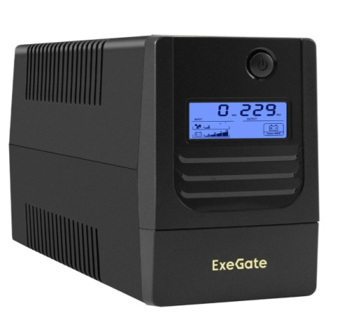 фото Источник бесперебойного питания Exegate Power Smart LB-600.LCD.AVR.2SH.USB