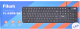 фото Мембранная клавиатура Filum FL-KB05-BK, USB, Черный [FL-KB05-BK] в Екатеринбурге