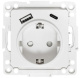 фото Розетка с заземлением с 2 USB  EKF EYR16-2USB-typeA-typeC в Самаре