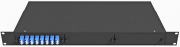 фото Кросс оптический стоечный TopLAN КРС-Top-1U-16LC/U-OS2-BK