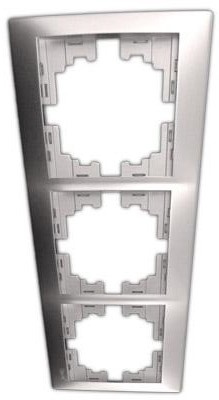 Изображение товара Рамка Lezard Mira 701-0300-153 для интерьера вертикальная три поста